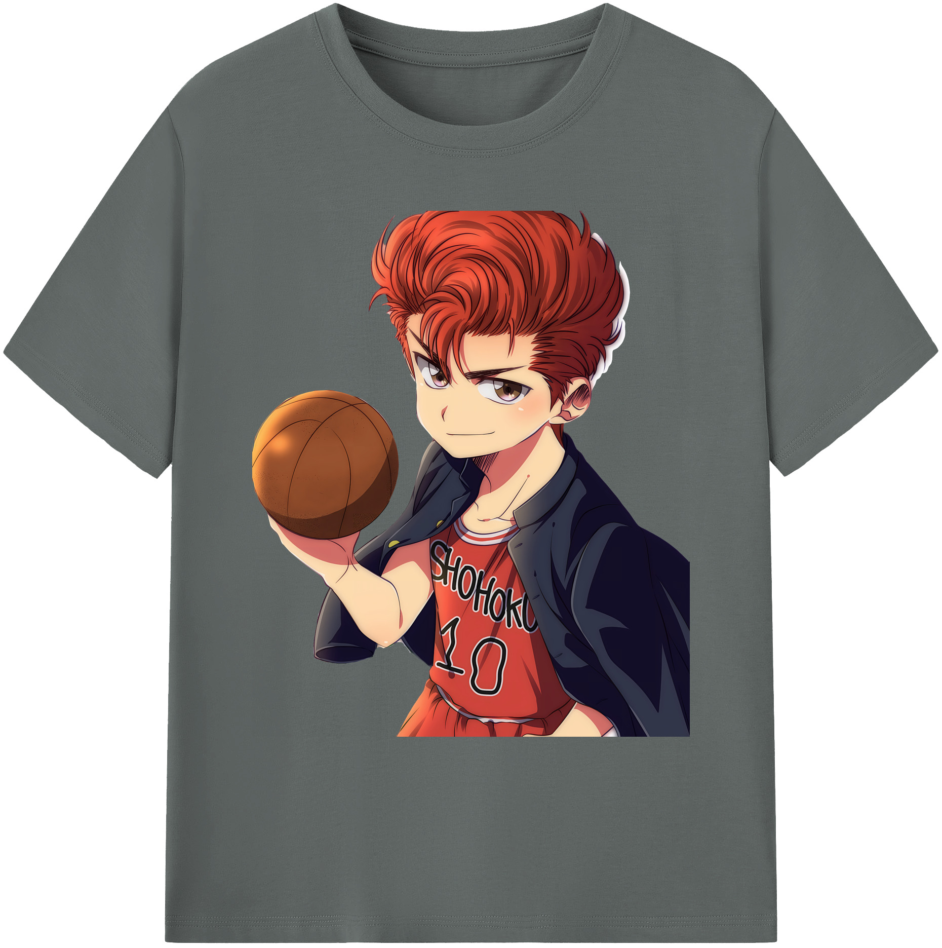 （画像用） SLAM DUNK／スラムダンク 綿100％ メンズ半袖Tシャツ｜肌触りやわらか＆通気性